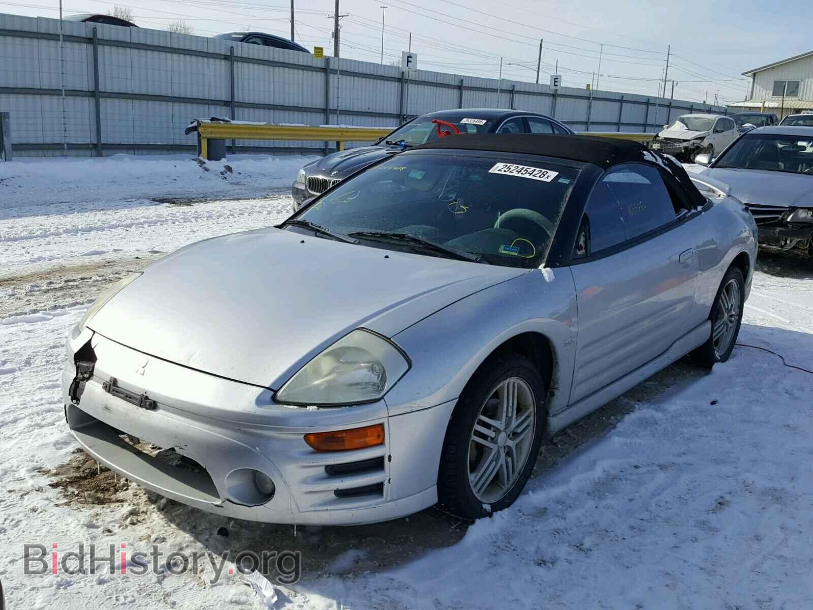 2003 MITSUBISHI ECLIPSE - VIN: 4A3AE55H13E080365 - Фото 2
