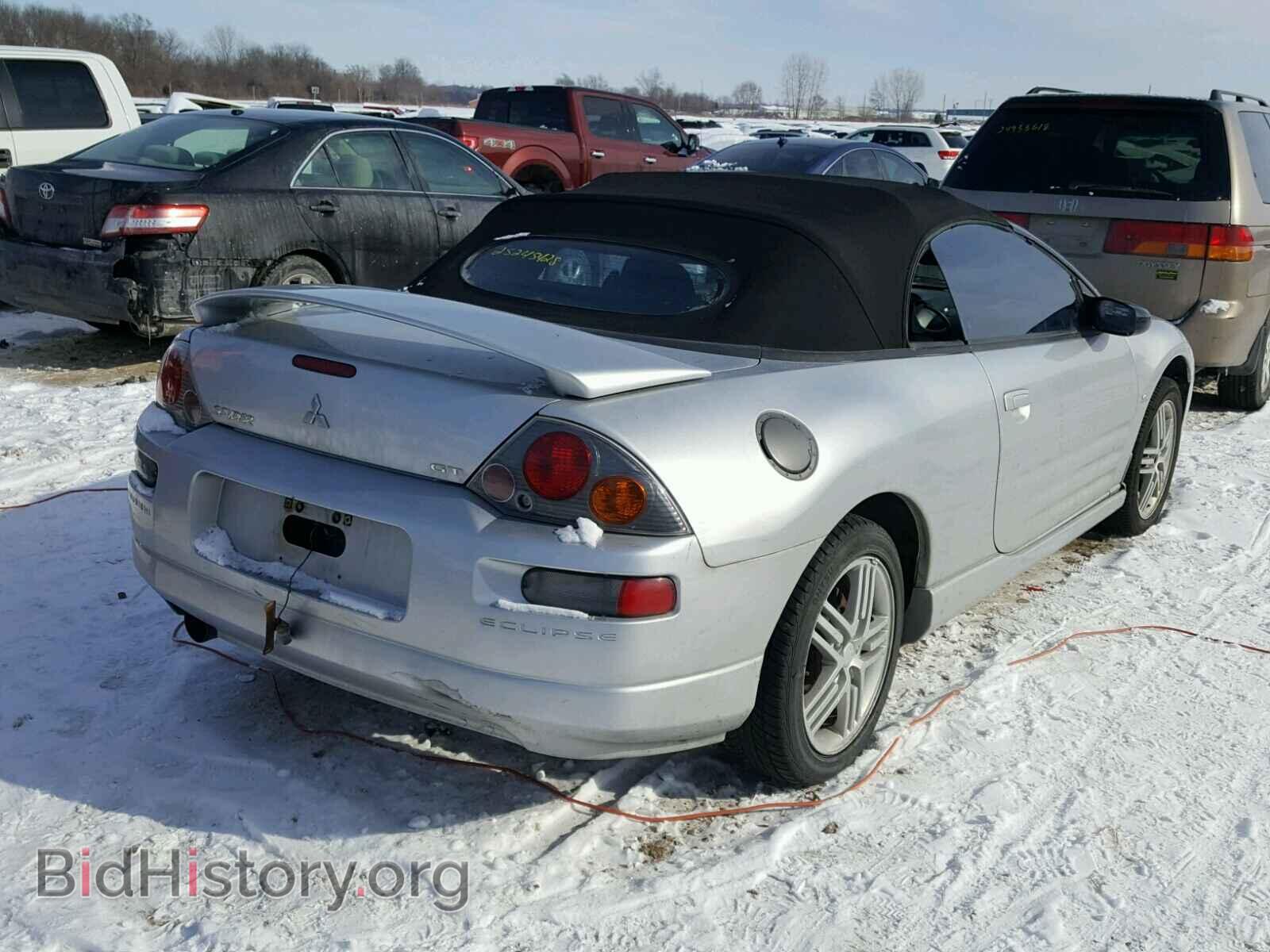 2003 MITSUBISHI ECLIPSE - VIN: 4A3AE55H13E080365 - Фото 4