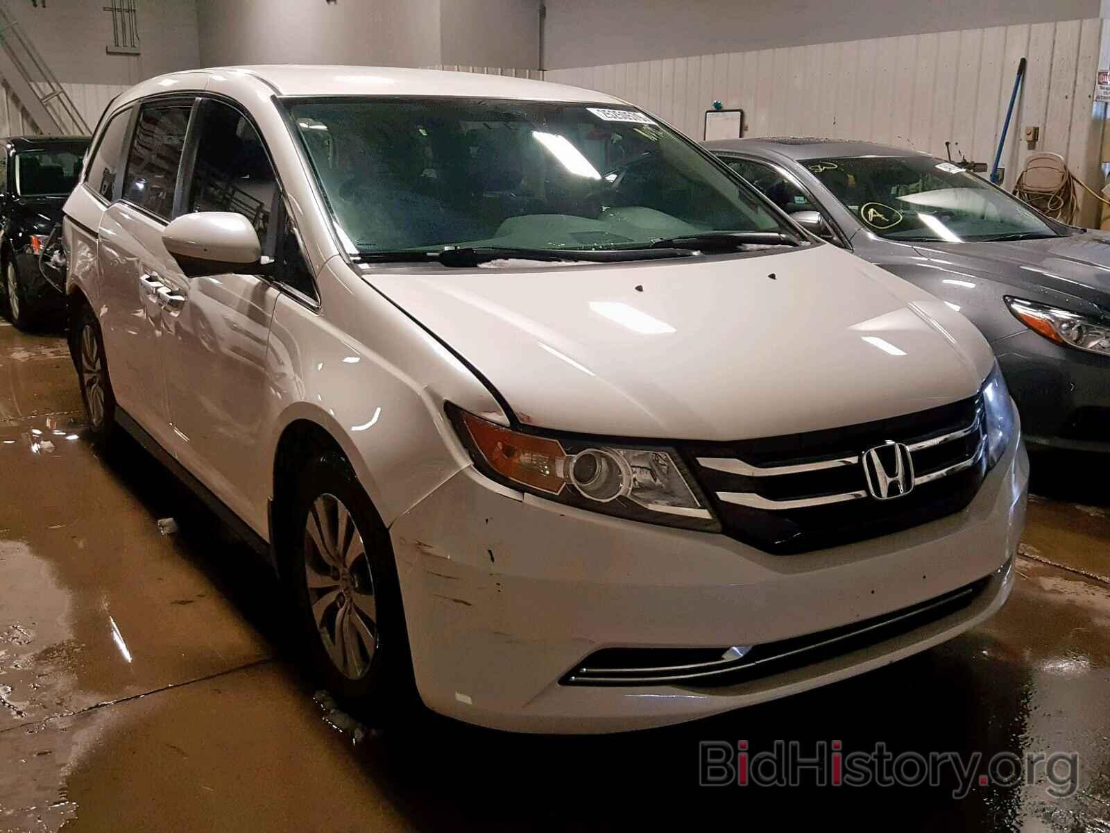 Фотография 5FNRL5H35GB099937 - HONDA ODYSSEY SE 2016