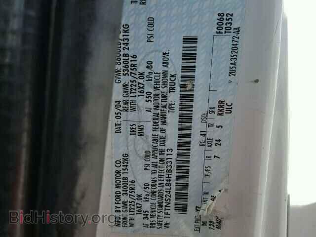 2004 FORD ECONOLINE - VIN: 1FTNS24L84HB33113 - Фото 10