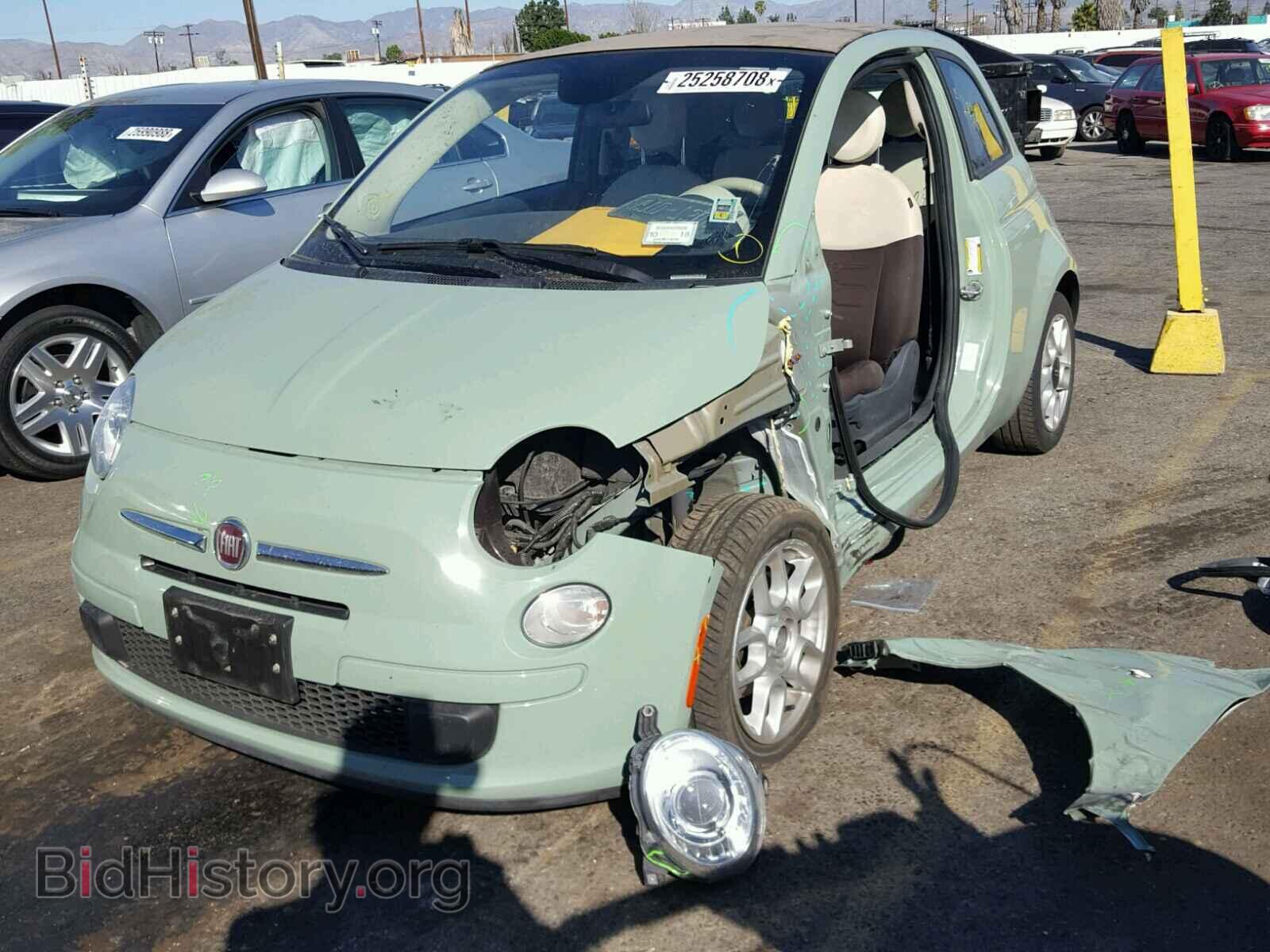 2015 FIAT 500 - VIN: 3C3CFFDR1FT523437 - Фото 2