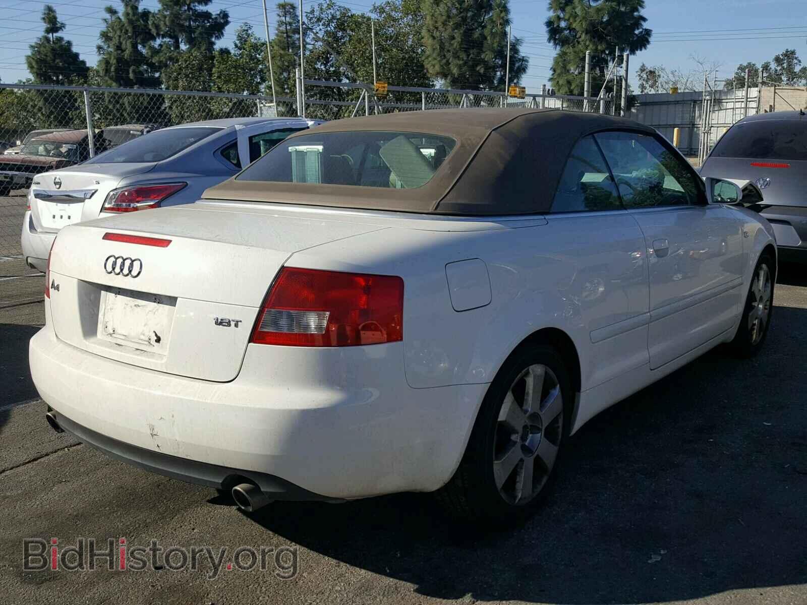 2006 AUDI A4 - VIN: WAUAC48H16K006798 - Фото 4