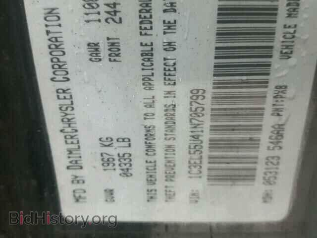 2001 CHRYSLER SEBRING - VIN: 1C3EL55U41N705799 - Photo 10