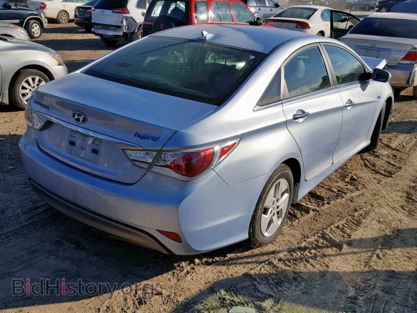 2012 HYUNDAI SONATA - VIN: KMHEC4A43CA043554 - Фото 4