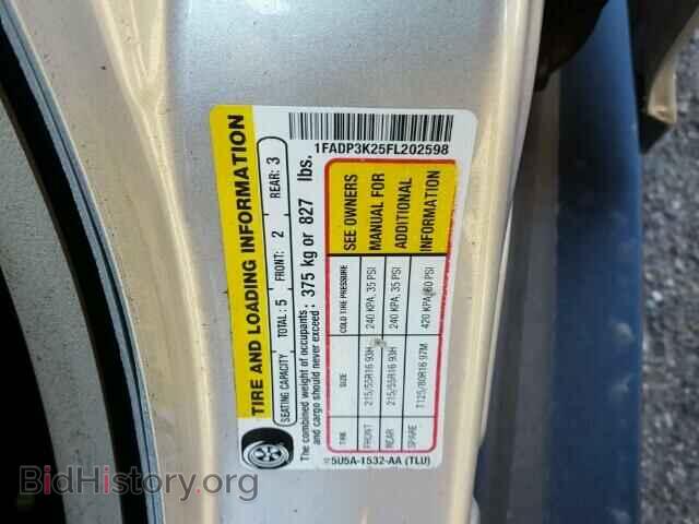 2015 FORD FOCUS - VIN: 1FADP3K25FL202598 - Фото 10
