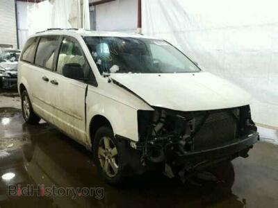 2008 Dodge CARAVAN Grand Cara, белый — VIN 1D8HN44H08B110284, Copart