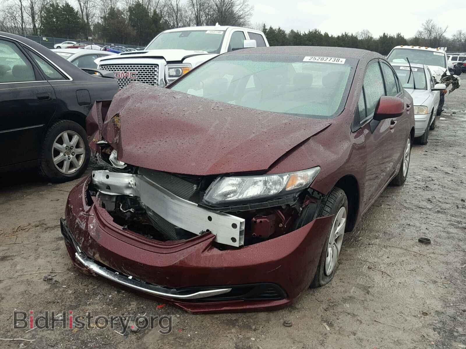 2013 HONDA CIVIC - VIN: 2HGFB2F59DH602420 - Фото 2