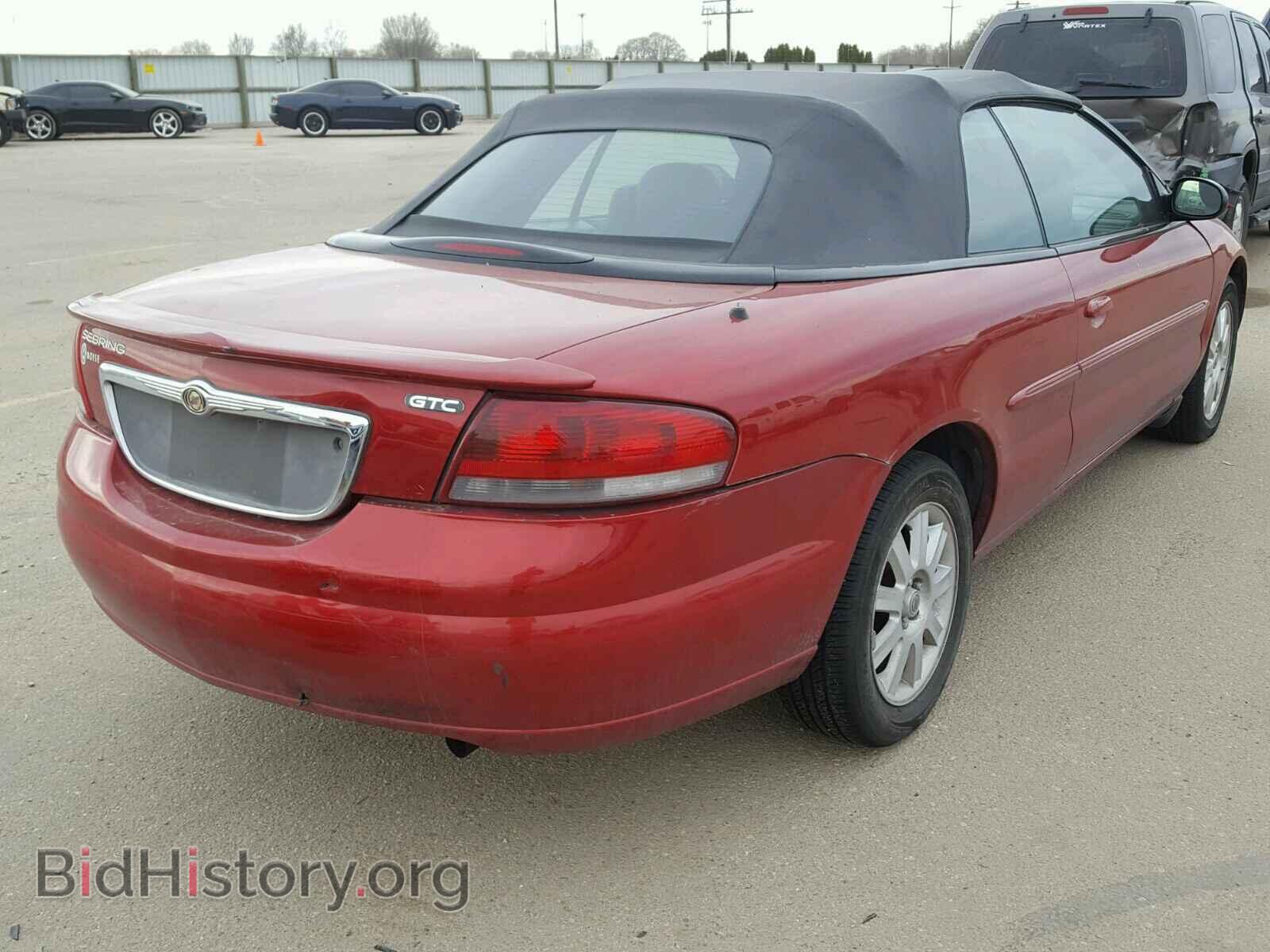 2004 CHRYSLER SEBRING - VIN: 1C3EL75R64N188629 - Фото 4
