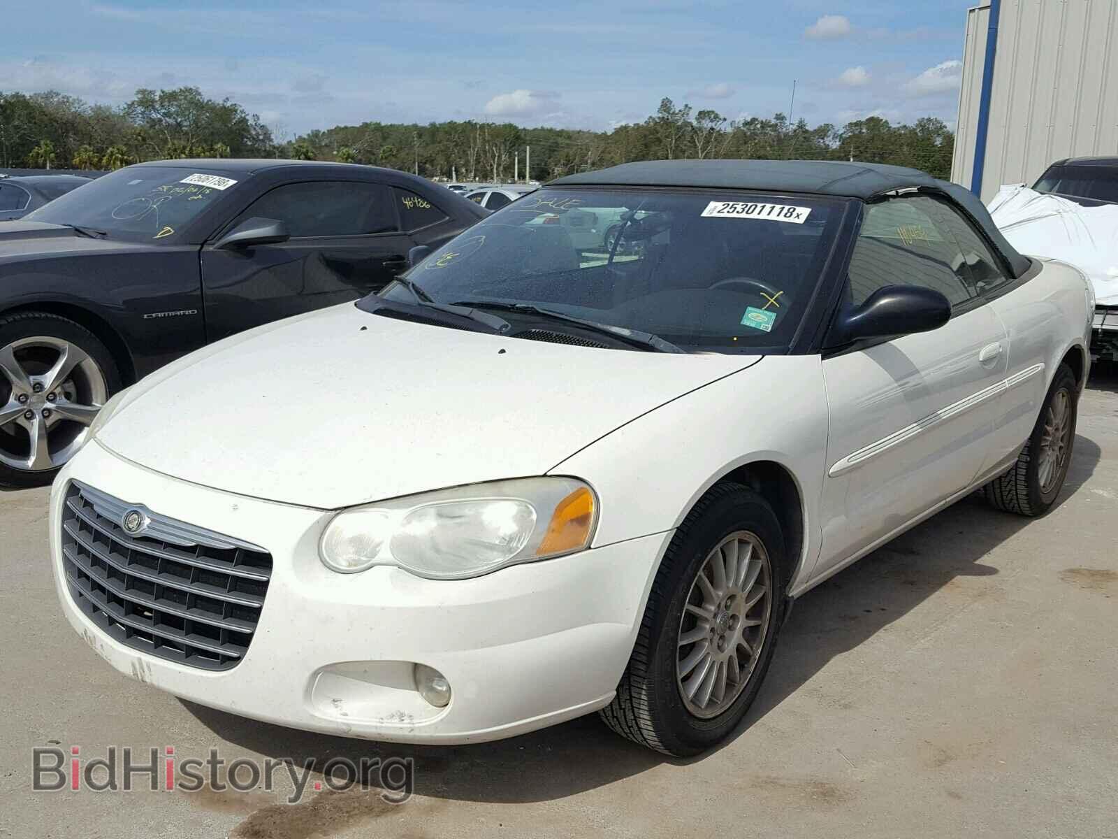 2004 CHRYSLER SEBRING - VIN: 1C3EL55R24N277747 - Фото 2