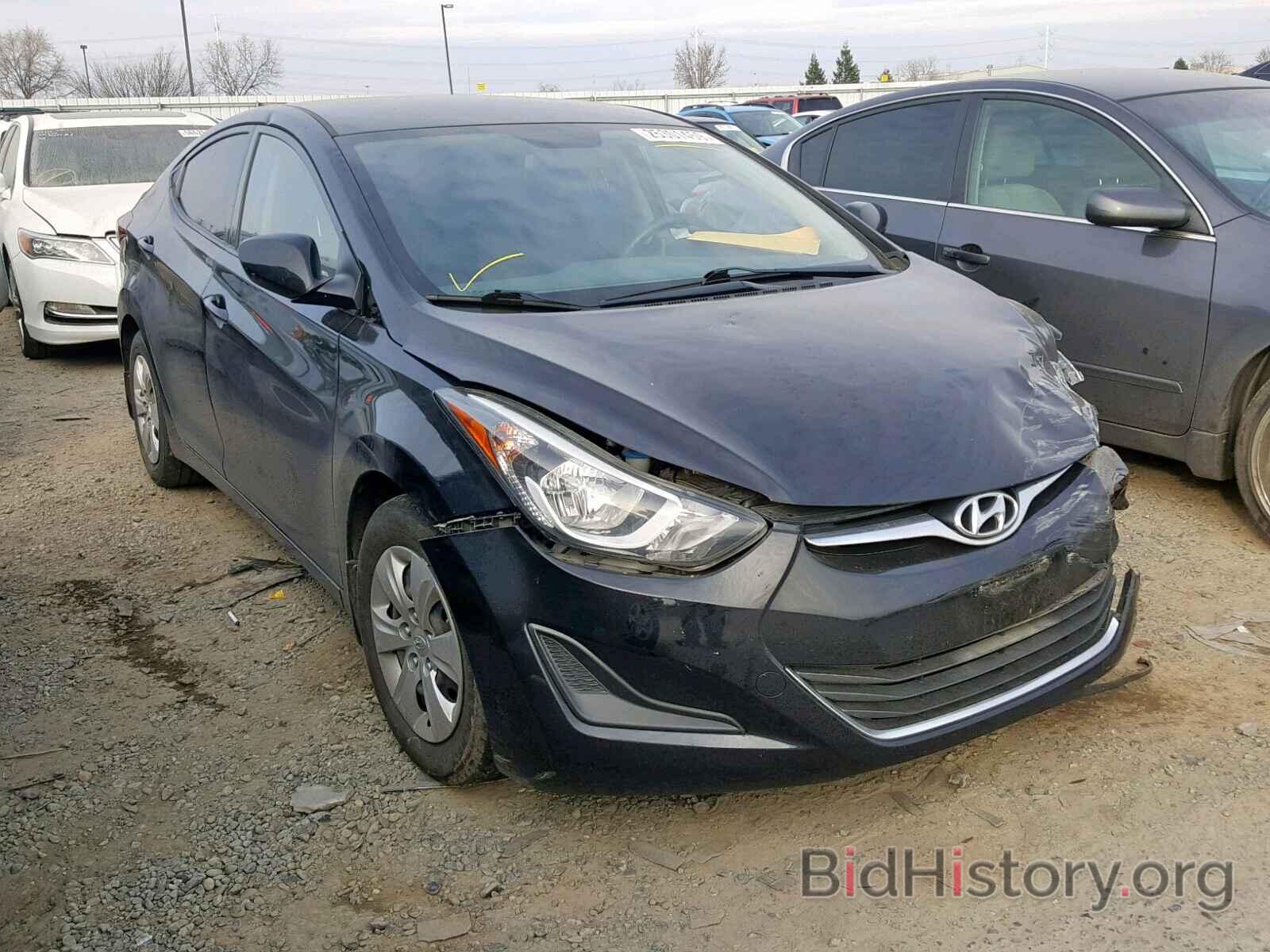 Фотография KMHDH4AE9GU531143 - HYUNDAI ELANTRA 2016