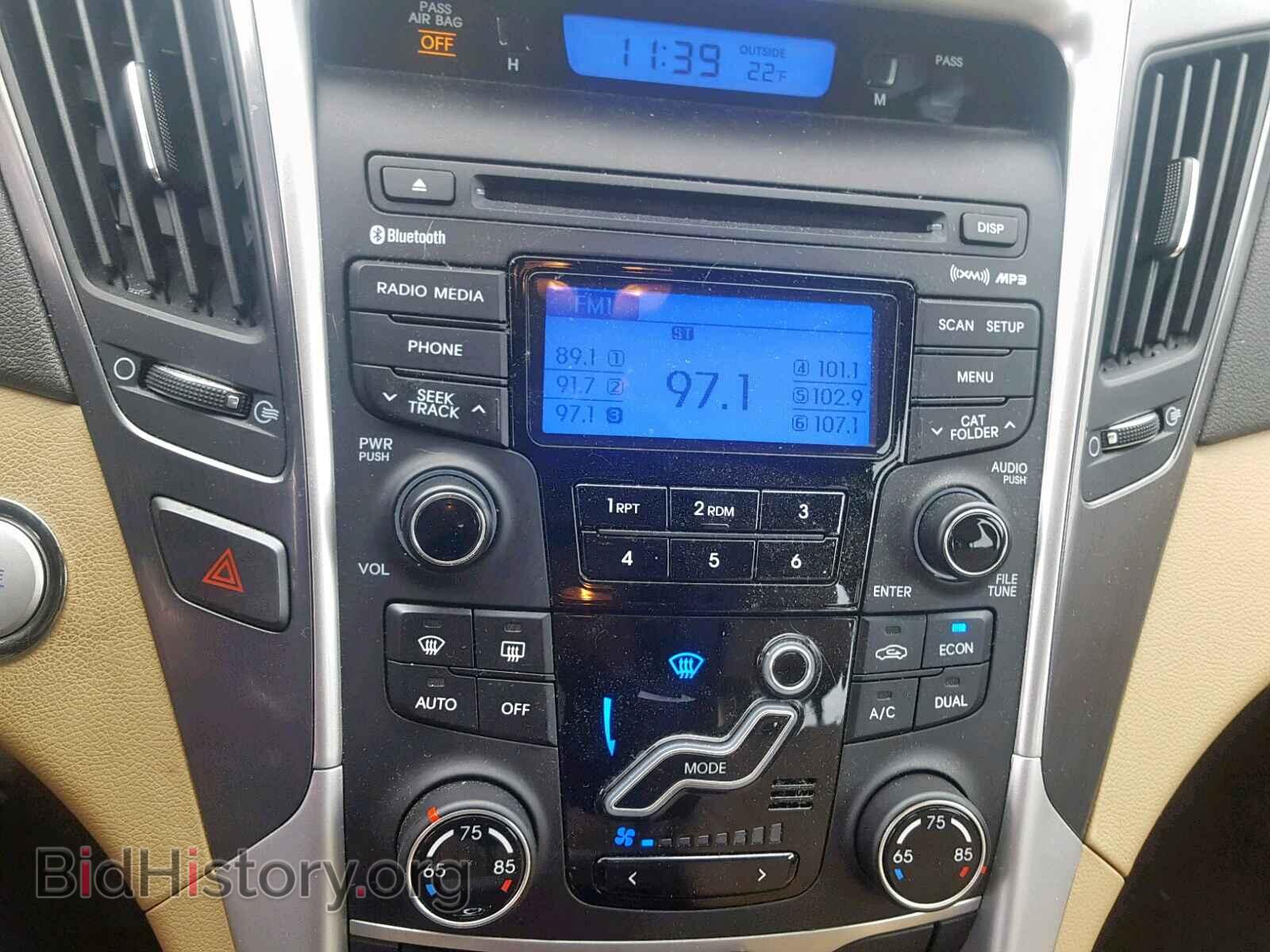 2012 HYUNDAI SONATA - VIN: KMHEC4A43CA059009 - Фото 9