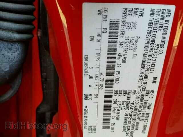 2013 FORD FOCUS - VIN: 1FADP3F21DL338024 - Photo 10