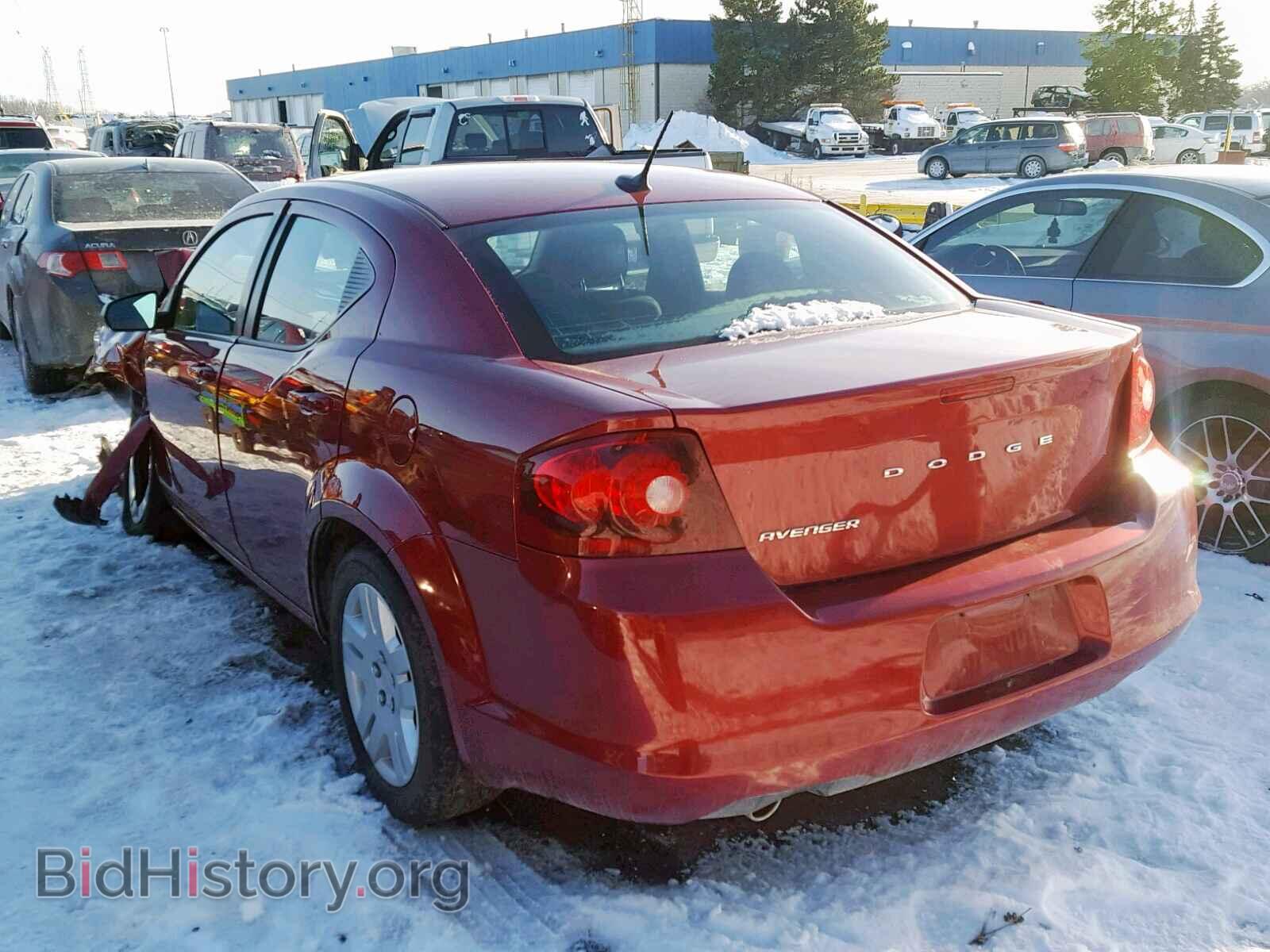 2014 DODGE AVENGER - VIN: 1C3CDZAG8EN218199 - Фото 3
