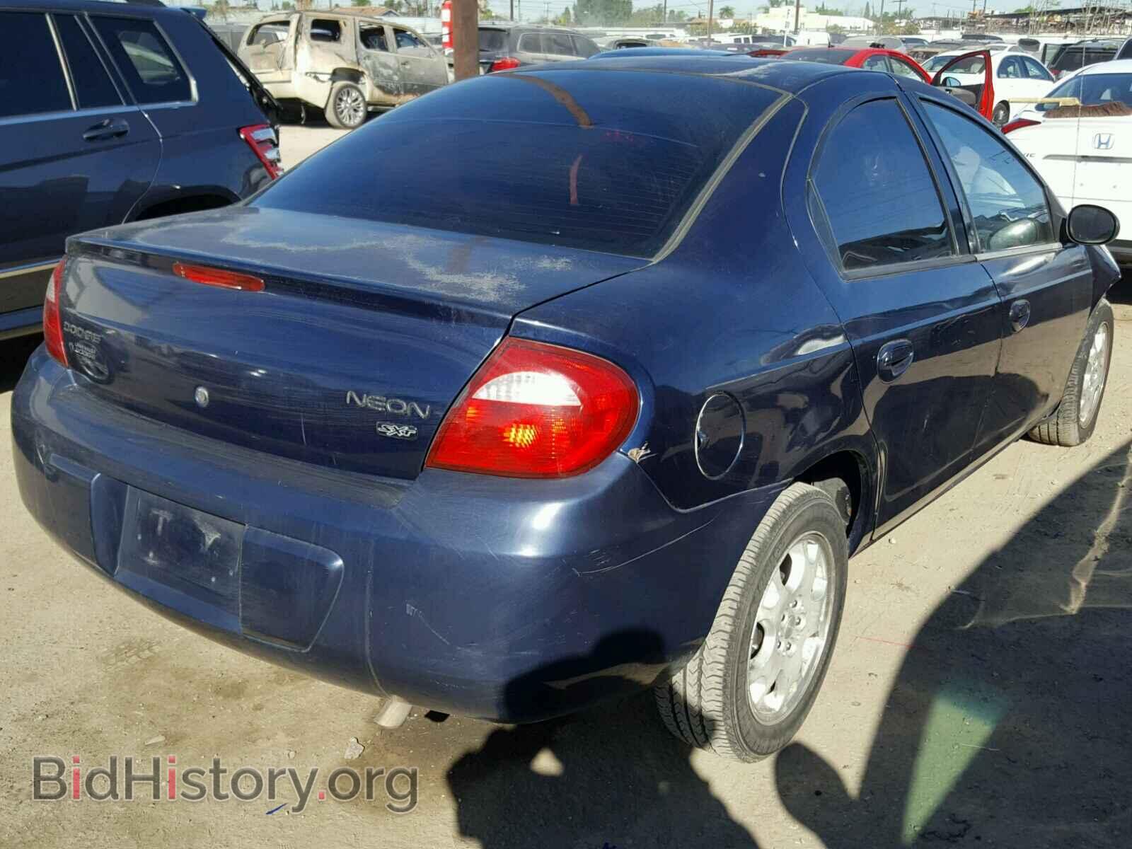 2005 DODGE NEON - VIN: 1B3ES56CX5D252712 - Фото 4