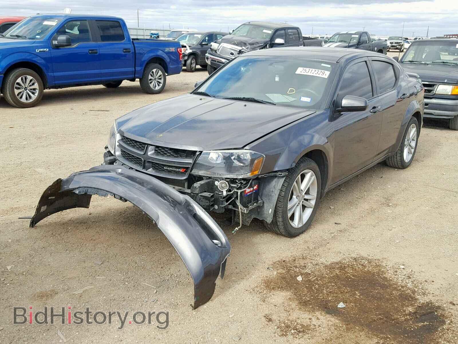 2014 DODGE AVENGER - VIN: 1C3CDZCB3EN203210 - Фото 2