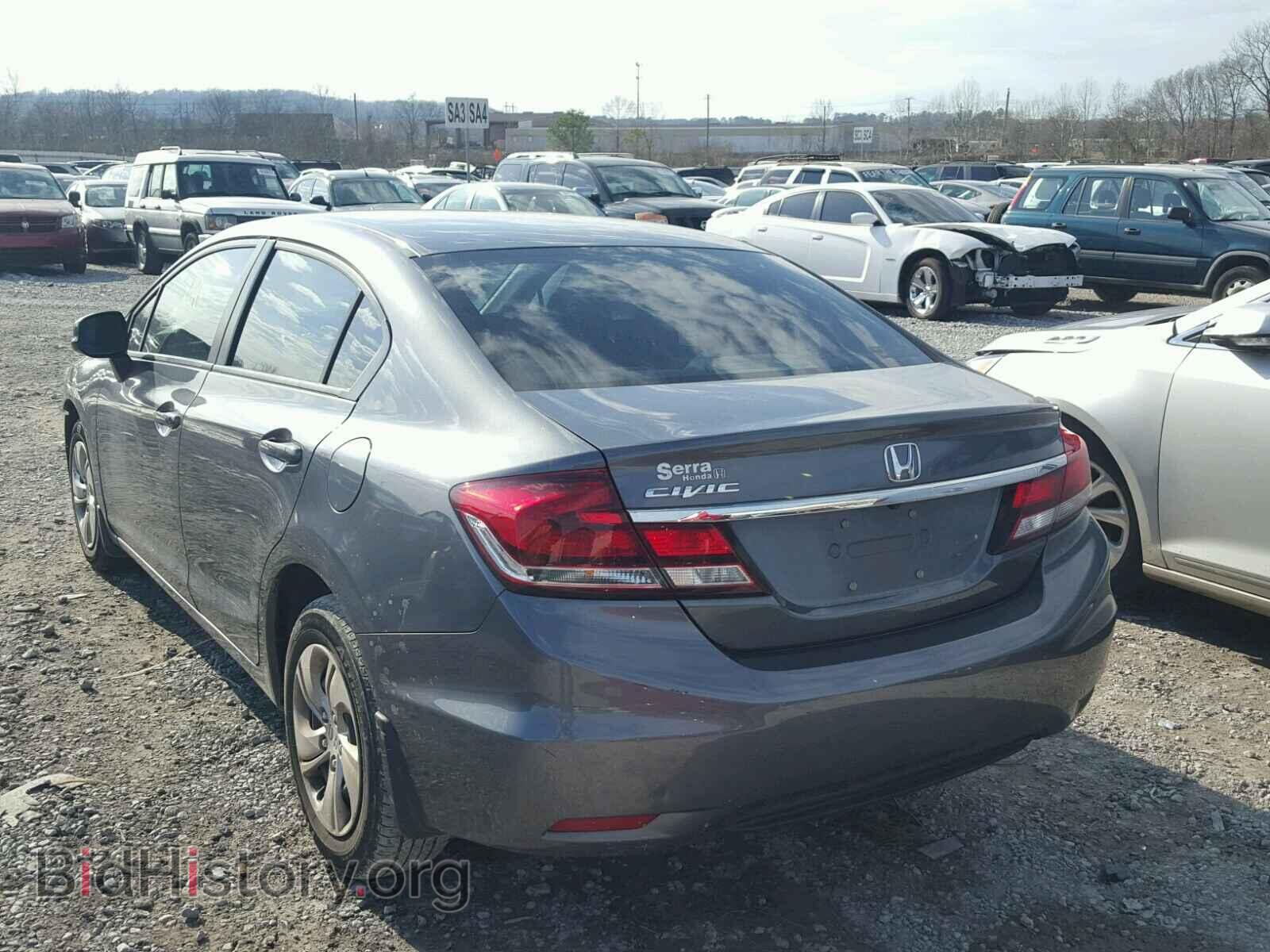 2013 HONDA CIVIC - VIN: 19XFB2F51DE083602 - Фото 3