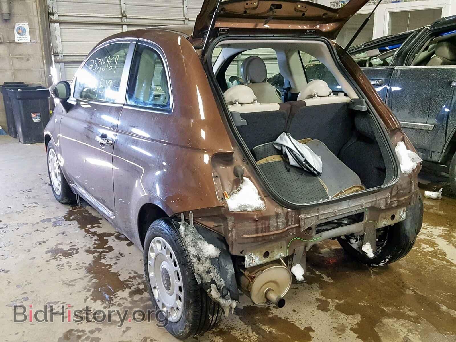 2012 FIAT 500 - VIN: 3C3CFFAR2CT106313 - Фото 3