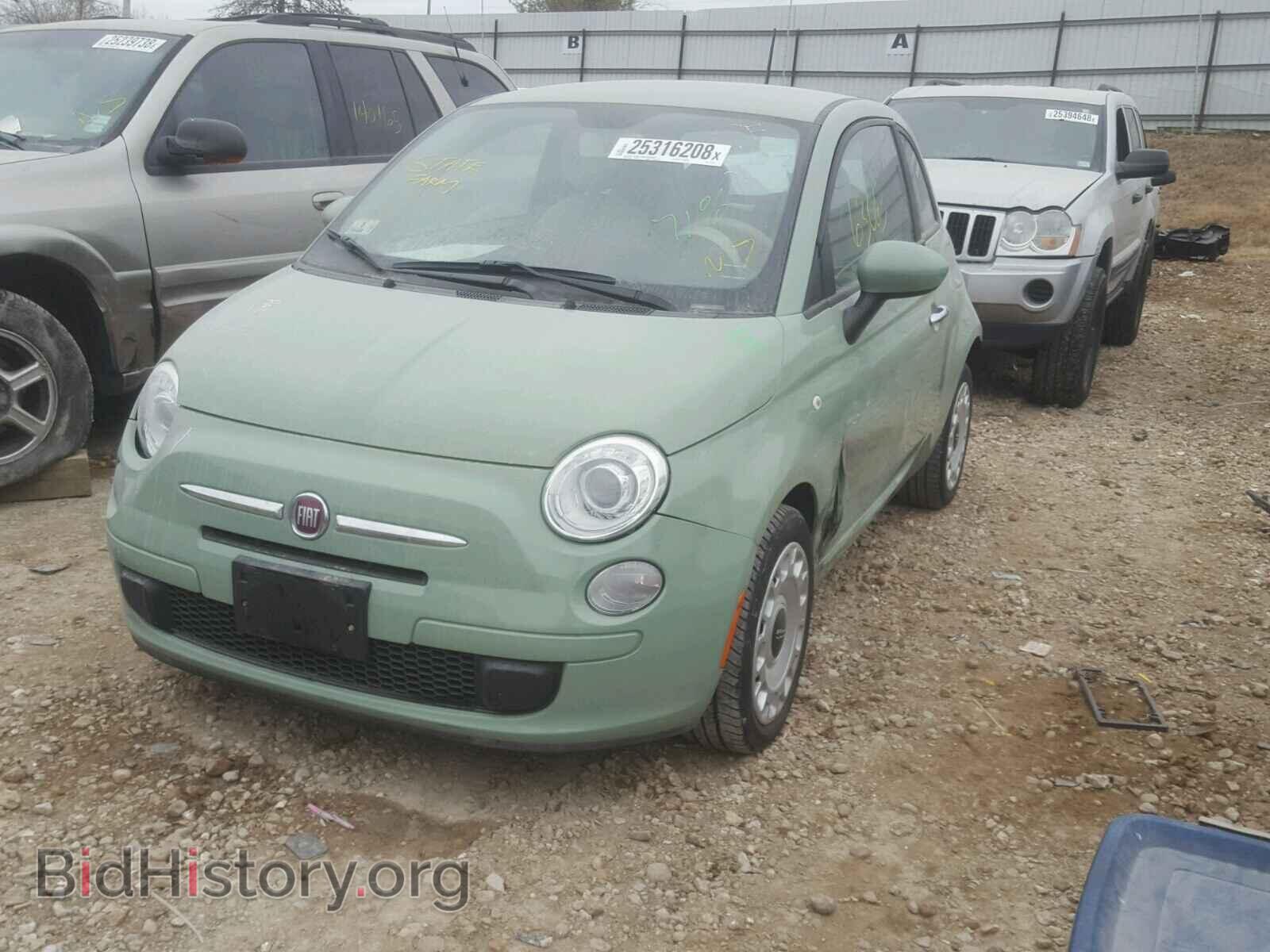 2012 FIAT 500 - VIN: 3C3CFFAR3CT330125 - Фото 2