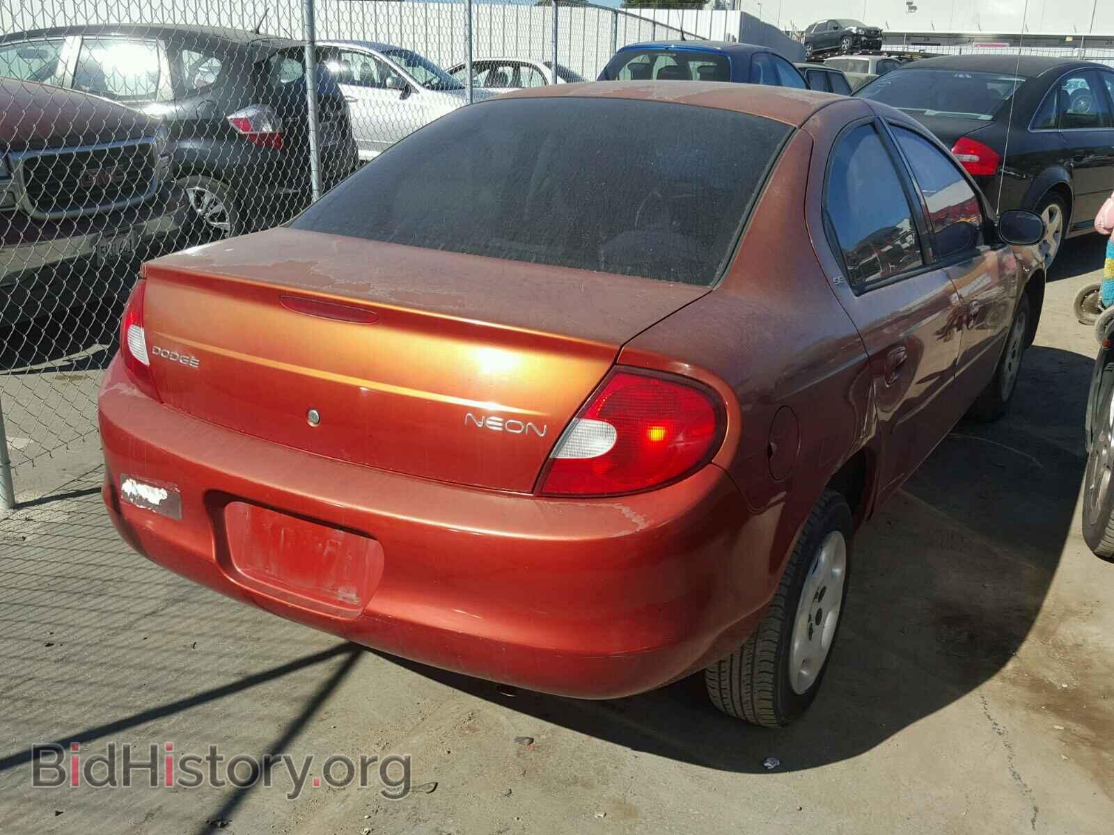 2001 DODGE NEON - VIN: 1B3ES46C31D300037 - Фото 4