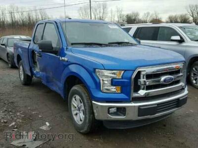 2015 Ford F150 F150 SUPER, blue — VIN 1FTEX1C8XFKE02338, Copart