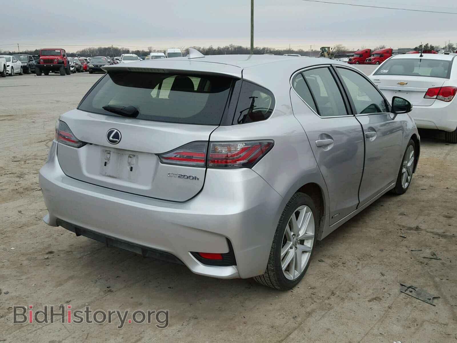 2014 LEXUS CT 200 - VIN: JTHKD5BH7E2189057 - Фото 4