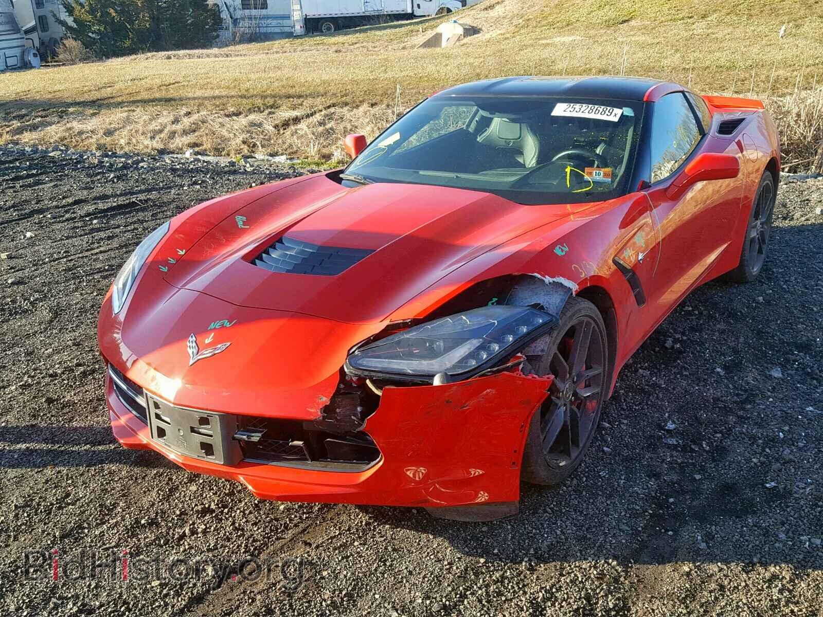 2014 CHEVROLET CORVETTE - VIN: 1G1YM2D77E5101064 - Фото 2