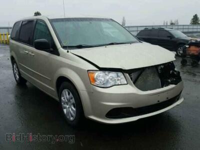 2014 Dodge CARAVAN Grand Cara, gold — VIN 2C4RDGBG4ER354034, Copart
