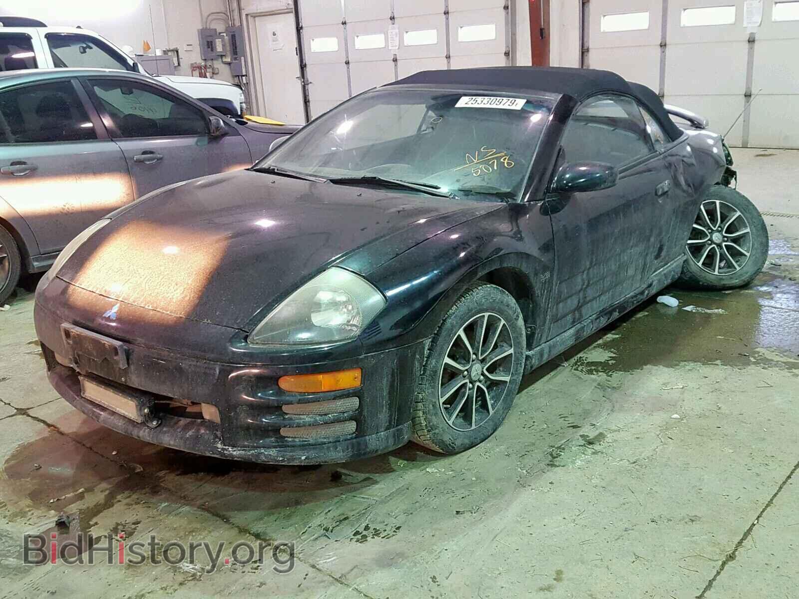 2001 MITSUBISHI ECLIPSE - VIN: 4A3AE55H11E005078 - Фото 2