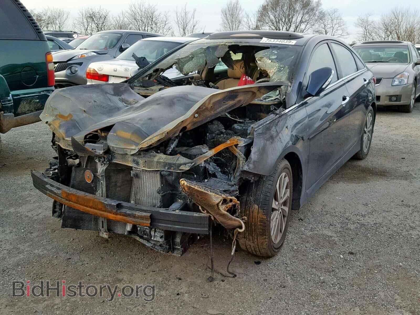 2014 HYUNDAI SONATA - VIN: 5NPEC4AB4EH896852 - Фото 2