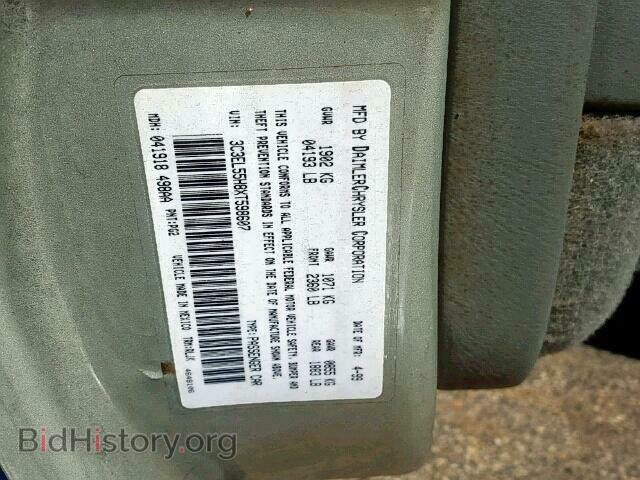 1999 CHRYSLER SEBRING - VIN: 3C3EL55H8XT598607 - Фото 10