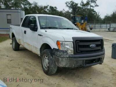 2013 Ford F150 F150 Super, white — VIN 1FTFX1EF5DKD57936, Copart