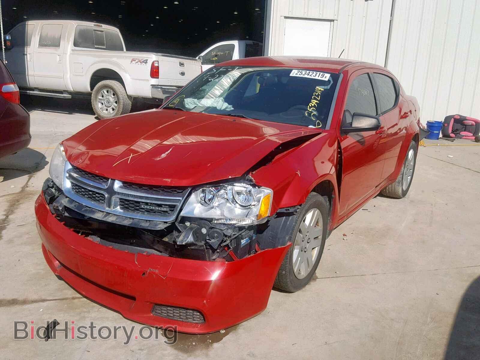 2012 DODGE AVENGER - VIN: 1C3CDZAB4CN169956 - Фото 2