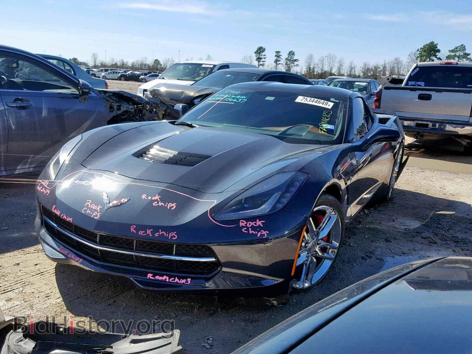 2014 CHEVROLET CORVETTE - VIN: 1G1YM2D78E5124000 - Фото 2