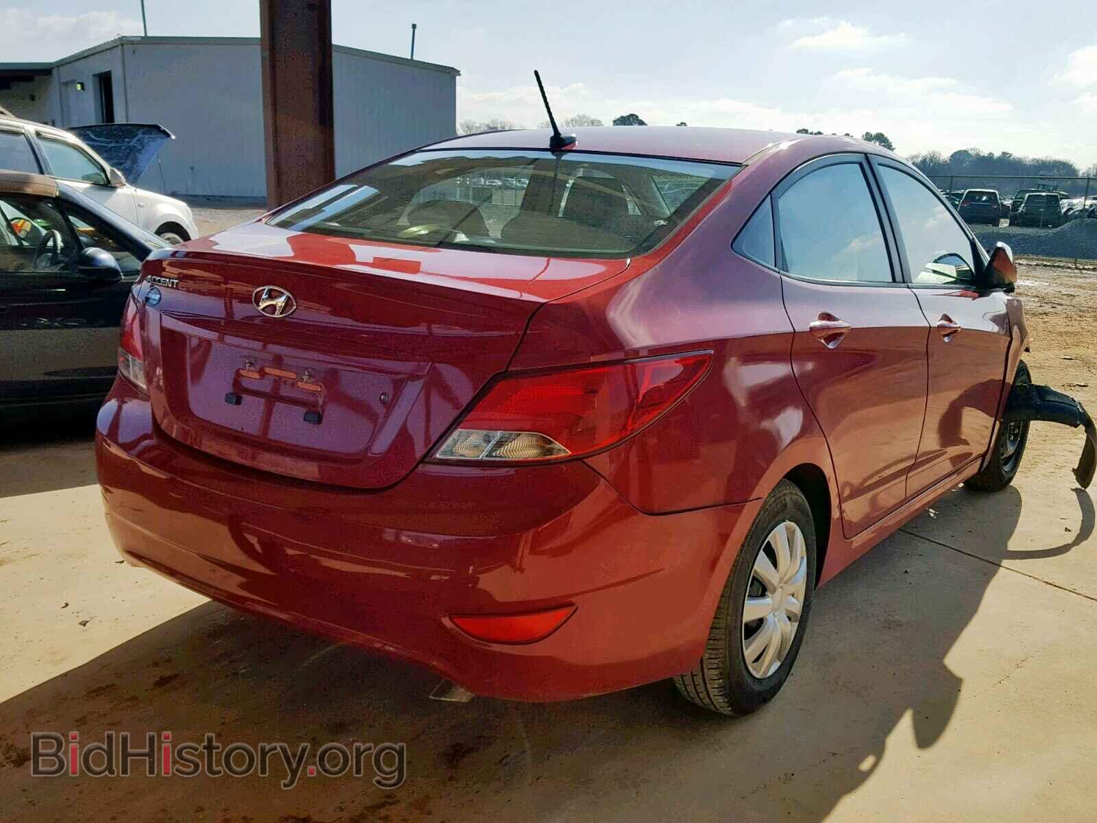 2015 HYUNDAI ACCENT - VIN: KMHCT4AE2FU821586 - Фото 4