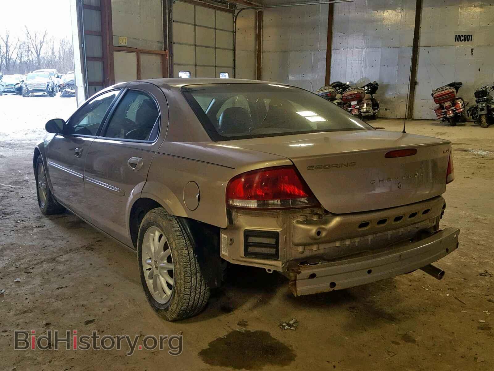 2002 CHRYSLER SEBRING - VIN: 1C3EL56R02N130919 - Фото 3