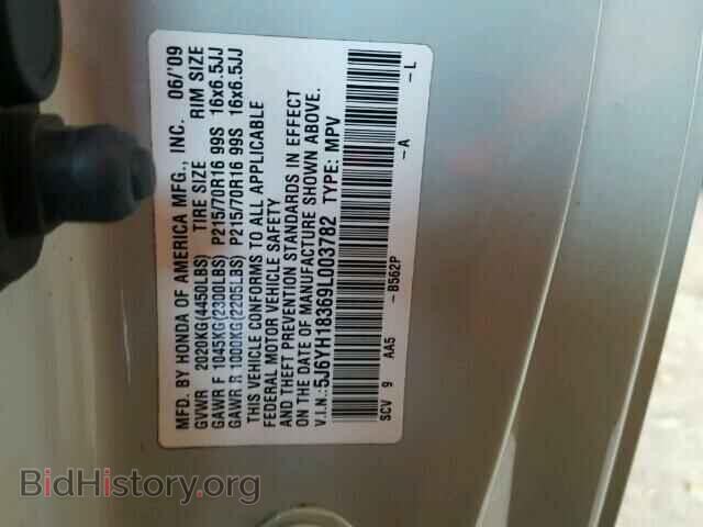 2009 HONDA ELEMENT - VIN: 5J6YH18369L003782 - Фото 10