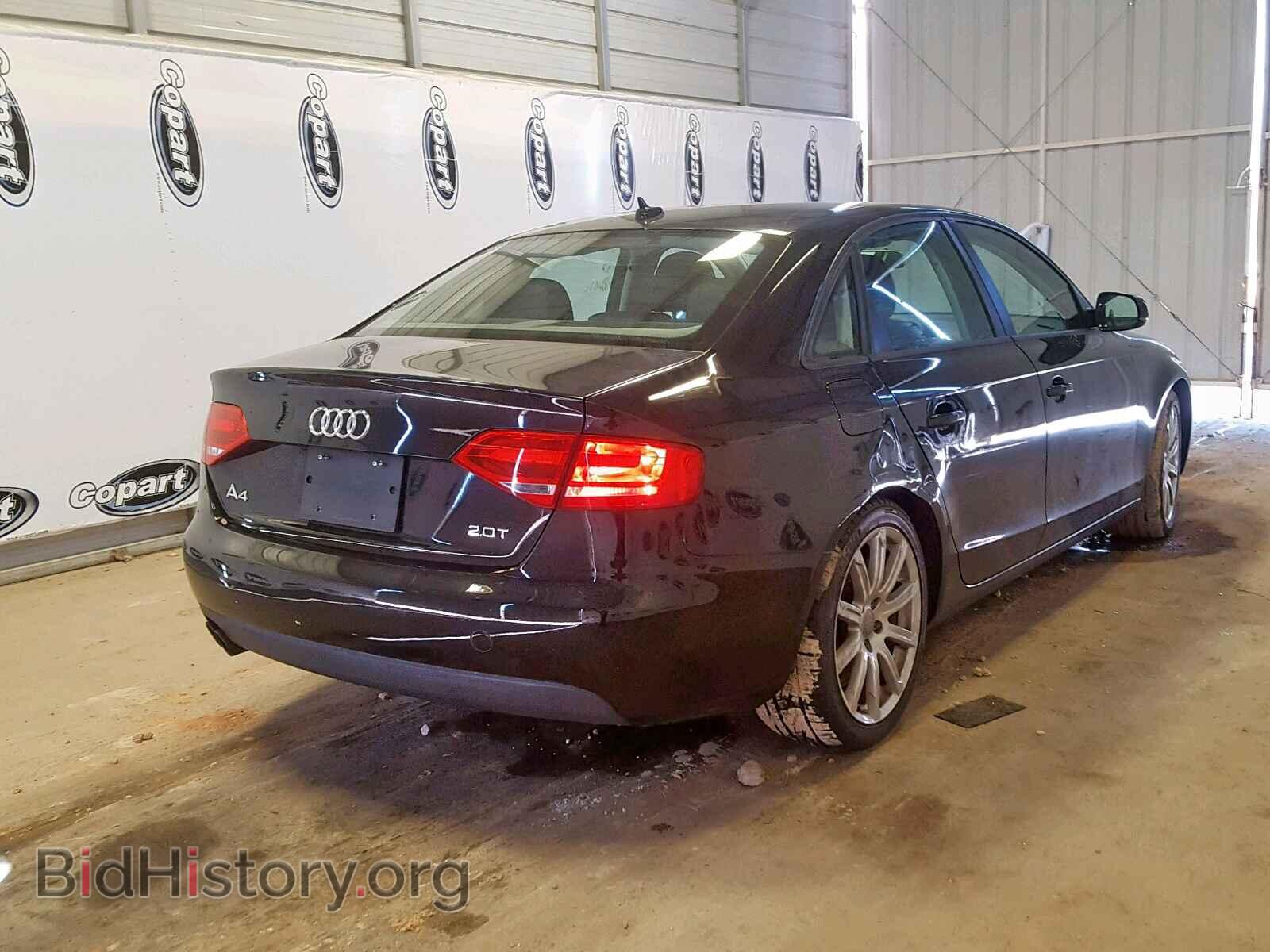 2011 AUDI A4 - VIN: WAUAFAFL0BN038499 - Фото 4