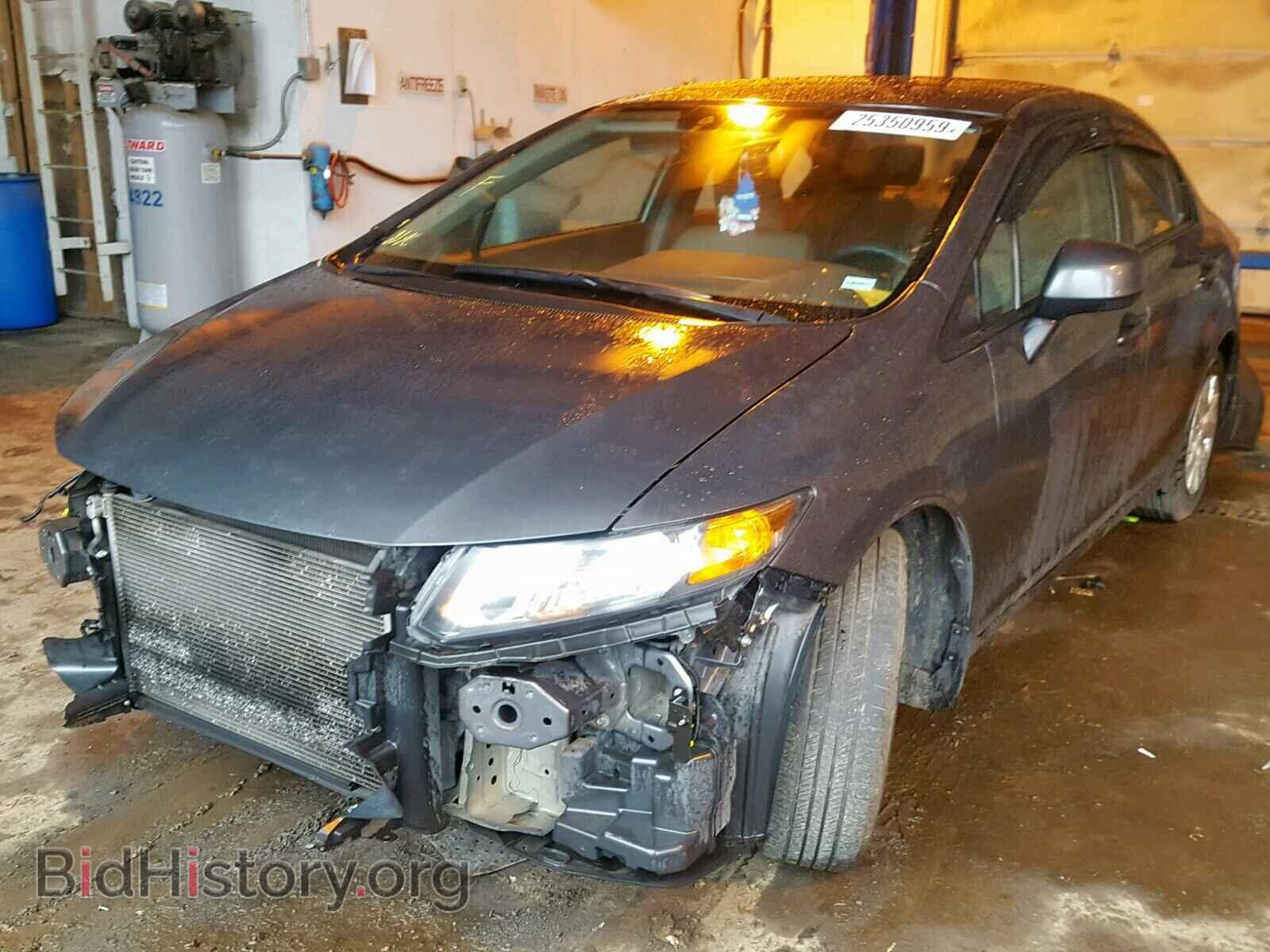 2012 HONDA CIVIC LX - VIN: 19XFB2F57CE343502 - Фото 2
