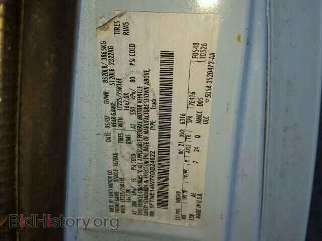 2007 FORD ECONOLINE - VIN: 1FTNE14W77DB24622 - Фото 10