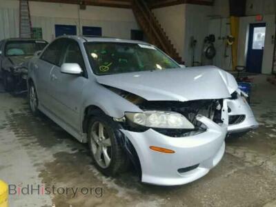 2005 Mazda 6 MAZDA6S, silver — VIN 1YVHP80D655M04196, Copart