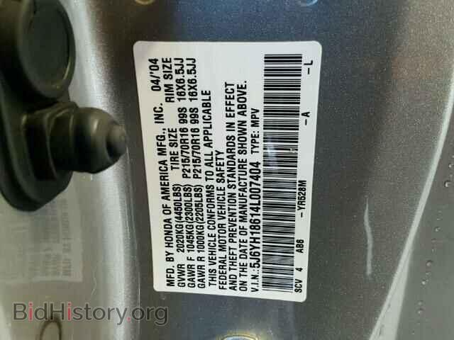 2004 HONDA ELEMENT - VIN: 5J6YH18614L007404 - Photo 10