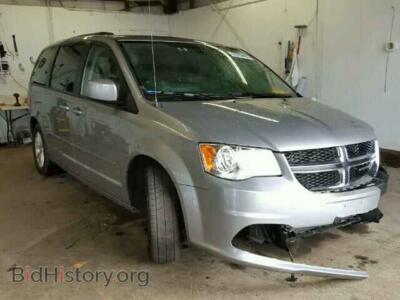 2016 Dodge CARAVAN Grand Cara, silver — VIN 2C4RDGCGXGR323601, Copart