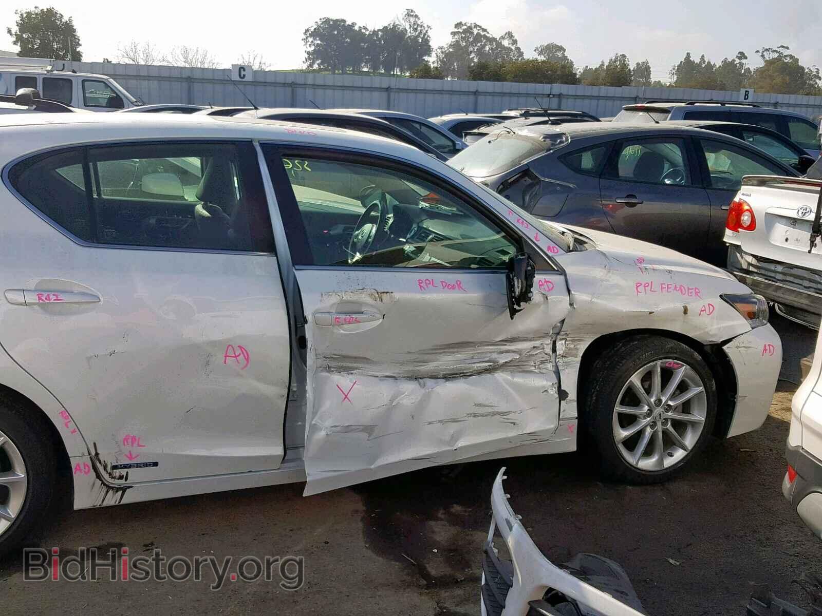 2013 LEXUS CT 200 - VIN: JTHKD5BH9D2173117 - Фото 9