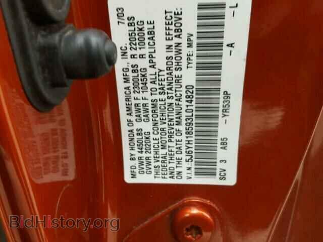 2003 HONDA ELEMENT - VIN: 5J6YH18593L014820 - Photo 10