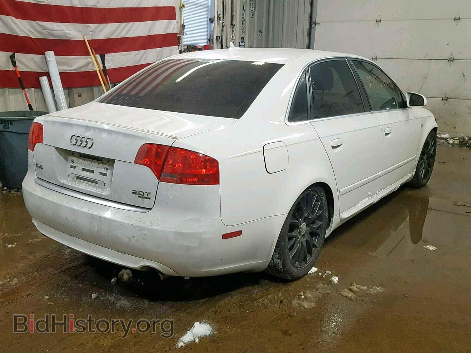 2008 AUDI A4 - VIN: WAUDF78EX8A134655 - Фото 4
