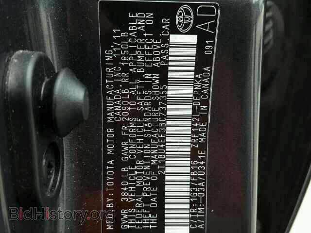 2011 TOYOTA COROLLA - VIN: 2T1BU4EE3BC737355 - Photo 9
