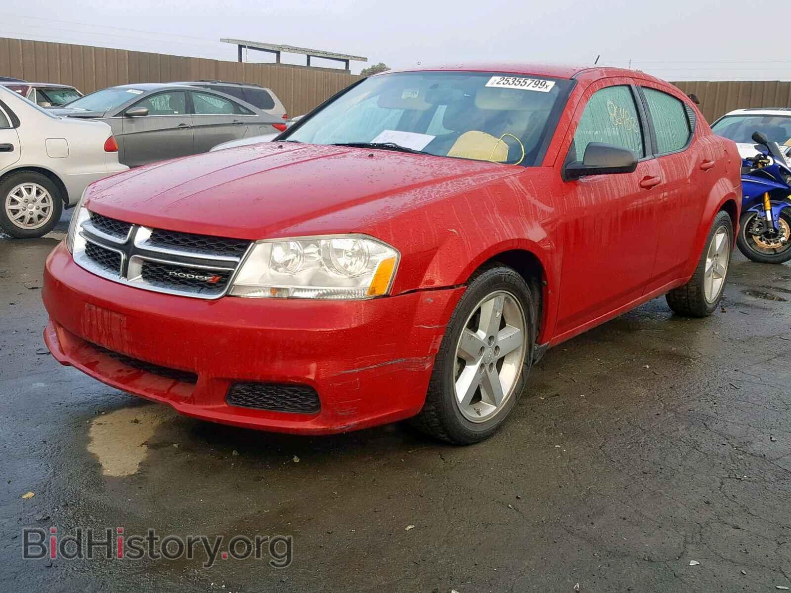 2013 DODGE AVENGER - VIN: 1C3CDZABXDN628862 - Фото 2