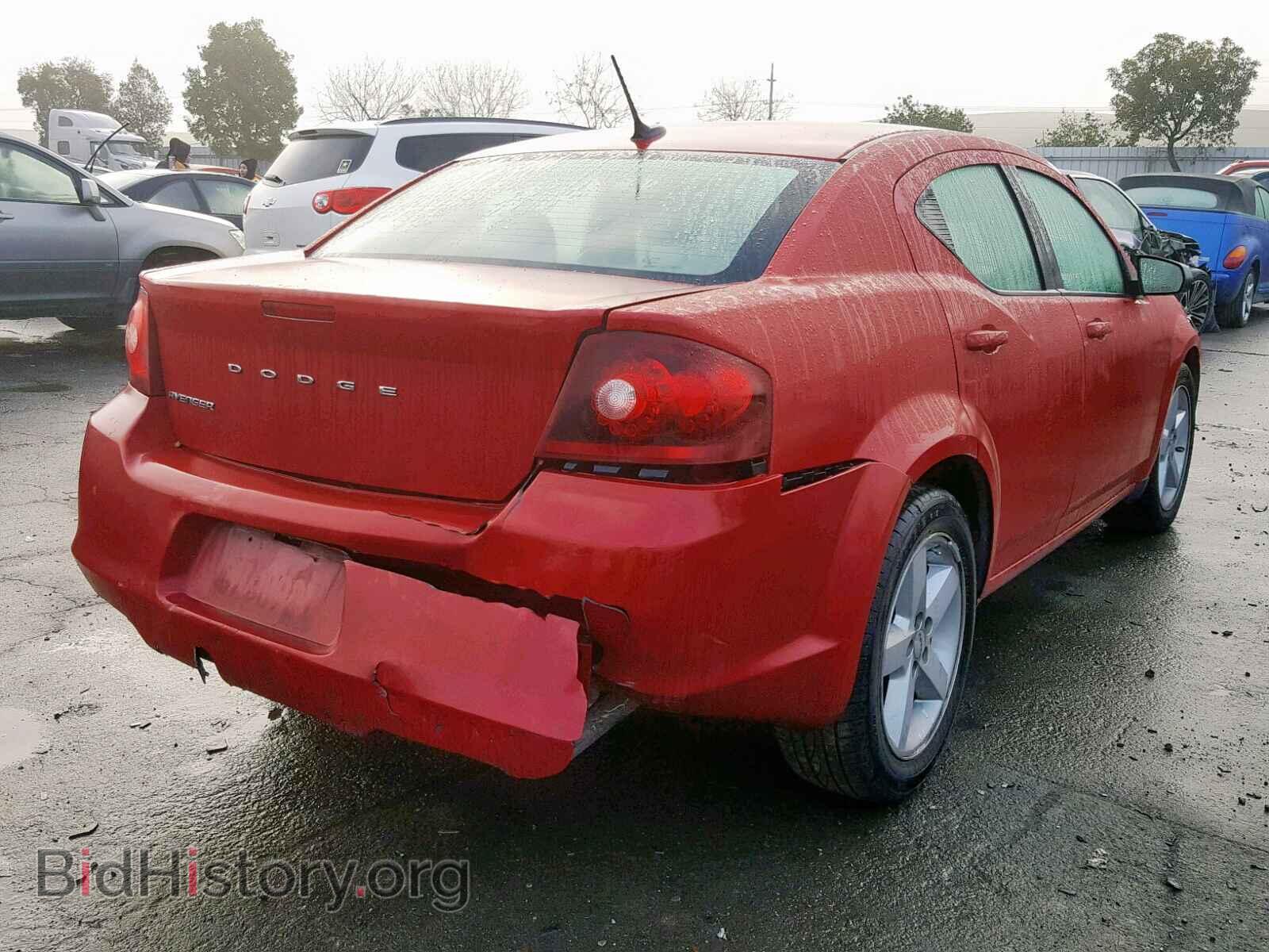 2013 DODGE AVENGER - VIN: 1C3CDZABXDN628862 - Фото 4