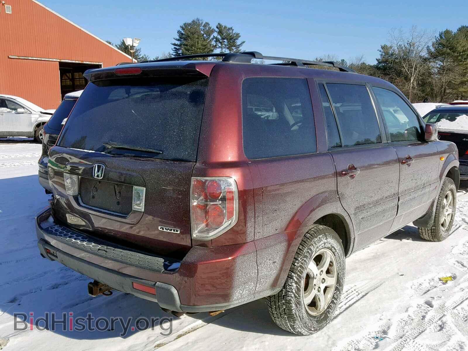 2008 HONDA PILOT EX - VIN: 5FNYF18438B031318 - Фото 4