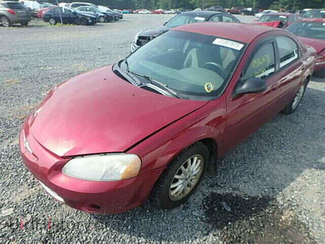 2002 CHRYSLER SEBRING - VIN: 1C3EL46X92N192456 - Фото 2